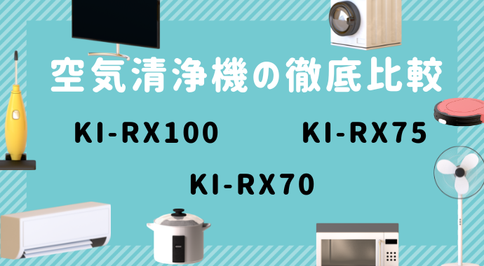 KI-RX100・KI-RX75・KI-RX70の違い